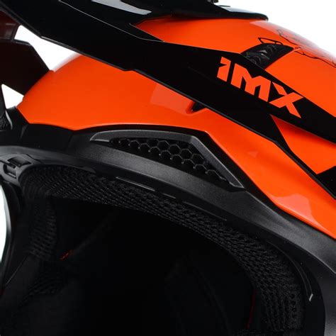 Casca Moto Imx Fmx Enduro Protectie UV Off Road Portocalie L 59 60