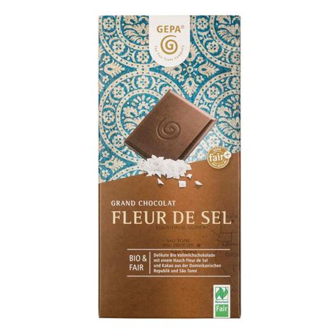 Schokolade Fleur De Sel Gepa Fair Trade Shop