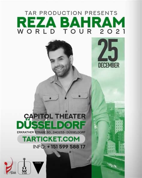 Reza Bahram Live in Düsseldorf! - Tizo Ticketing