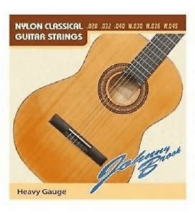 Nylon Classical Acoustic Guitar Strings - Heavy Gauge - Pack of 6 ...