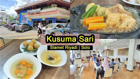 Kusuma Sari Solo Resto Jadul Enak Banget Makan Sup Mekarsari Kroket