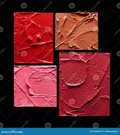 Red Lipstick Swatches Royalty-Free Stock Photo | CartoonDealer.com ...