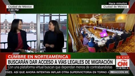 Cnn Redacci N Con Gabriela Fr As El Eje Del Tema Migratorio En La