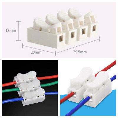 Quick Connector Cable Clamp Terminal Block Spring 2 3 4 Wire Connector