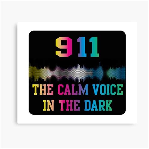 Calm Voice In The Dark Canvas Prints Redbubble