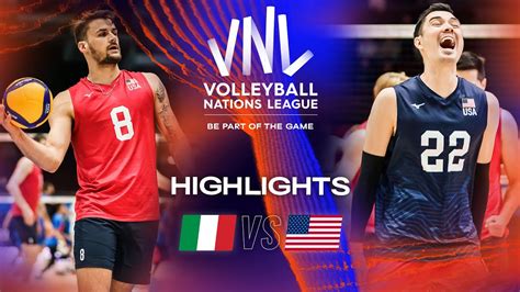 ITA Vs USA Highlights Week 1 Men S VNL 2023