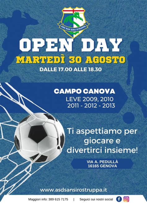 Open Day 30 Agosto ASD San Siro Di Struppa