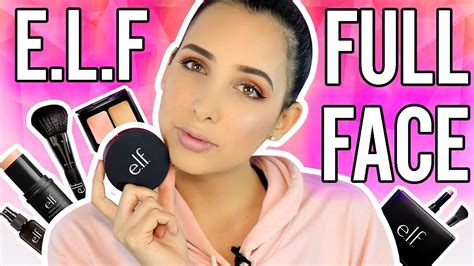 Full Face Using Only E L F Products Mar Youtube