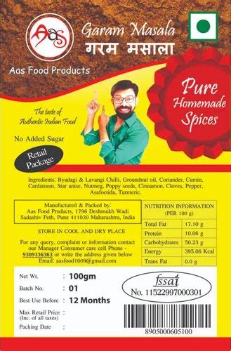 Gm Pure Homemade Garam Masala Powder At Rs Pack Garam Masala In