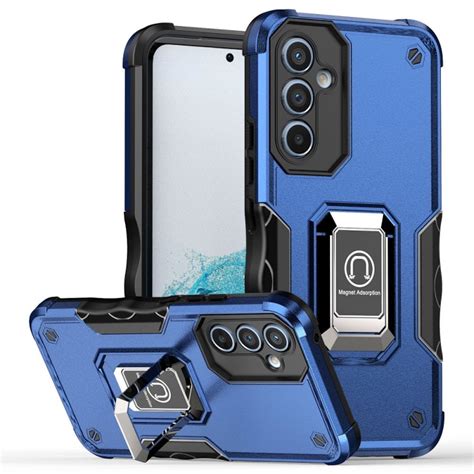 Military Grade Shockproof Hybrid Armor Case With Ring Grip For Samsung