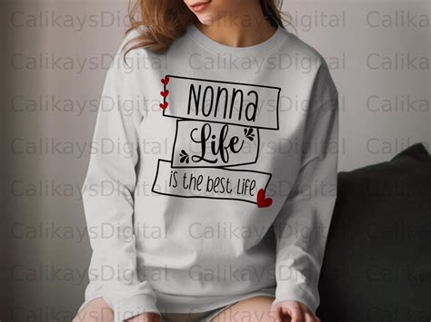 Nonna Tshirt Design Sublimation Designs Gift Ideas Coffee Mug Png