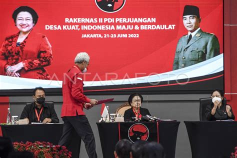 Penutupan Rakernas Ii Pdi Perjuangan Antara Foto