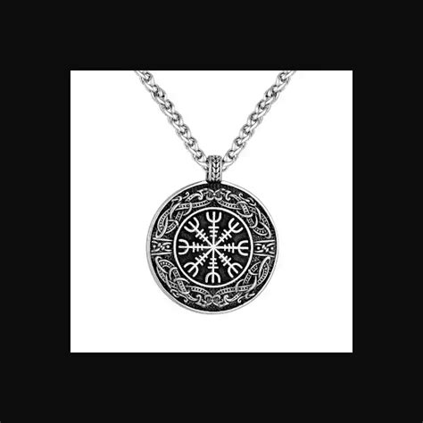 Bijou Acier Inoxydable Pendentif Trident Et Runes Viking Bijoutissimo