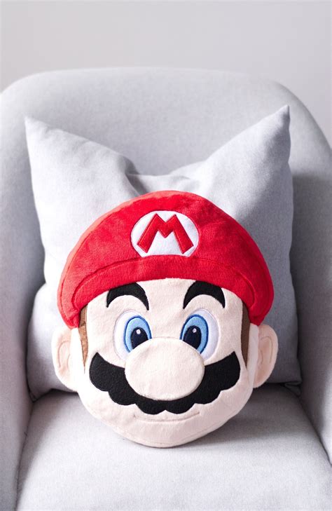 Super Mario Custom Plush Pillow Mario Bros Plush Super Mario Plush ...