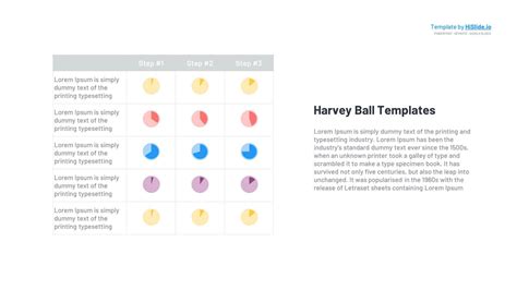 Harvey Ball Powerpoint Template