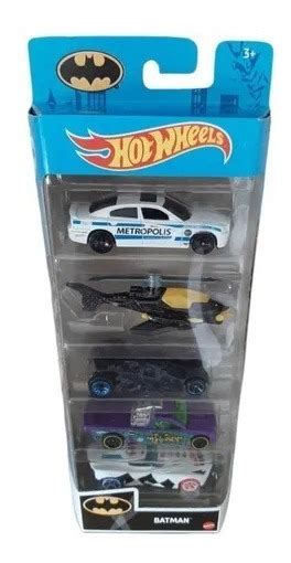 Kit Hot Wheels 5 Carrinhos Do Batman Mattel MercadoLivre