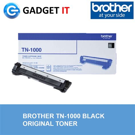 Brother Tn 1000 Black Original Toner Catridge For Hl 1110 Hl 1210w Dcp 1610w Mfc 1910w