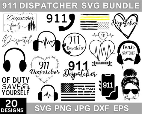 911 Dispatcher Svg Dispatcher Svg Bundle 911 Dispatcher Pngdispatcher Shirt911 Dispatcher