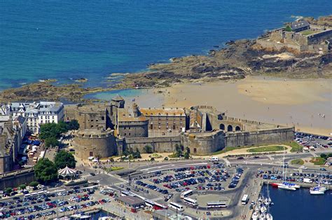 Saint Malo Castle Landmark in Saint Malo, Brittany, France - landmark ...