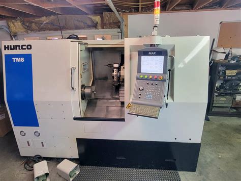 Hurco Tm Cnc Lathe Tailstock Under Hours Clean