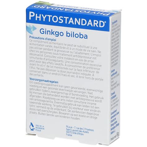 Phytostandard Ginkgo Biloba 20 Pc S Redcare Pharmacie