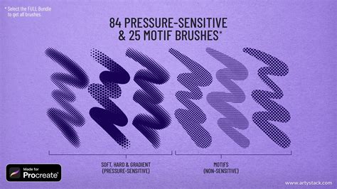 Halftone Brushes For Procreate Design Cuts