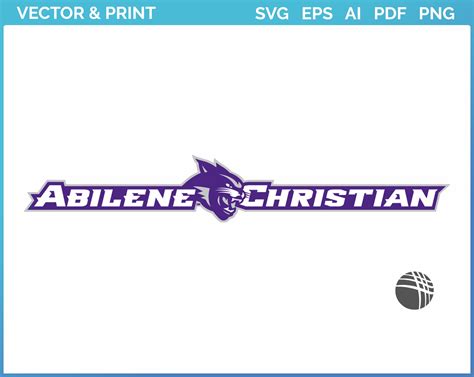 Abilene Christian Wildcats Wordmark Logo College Sports