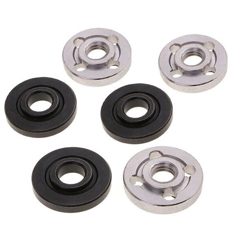 Pcs Lock Nuts Flange For Inner Outer Kit Angle Grinder Tool