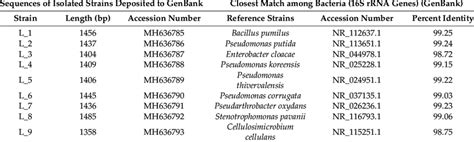 Sequence Similarities Of Endophytic Bacteria Isolated From The Roots Of