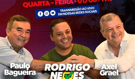 Rodrigo Neves Tem Encontro Axel Grael E Paulo Bagueira Pdt