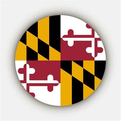 Maryland State Flag Vector Illustration 21554846 Vector Art At Vecteezy