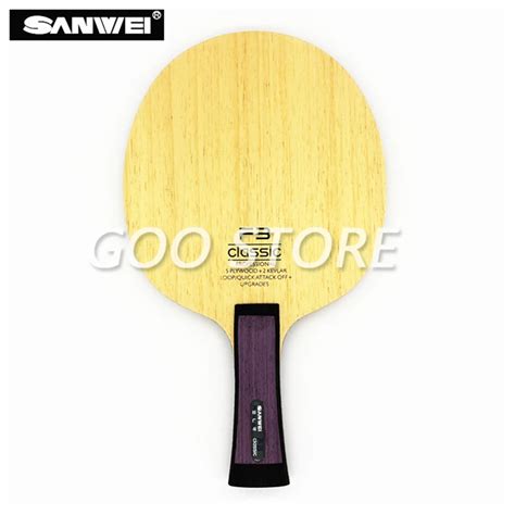 Sanwei Lame De Tennis De Table F Classic Contreplaqu Attaques En