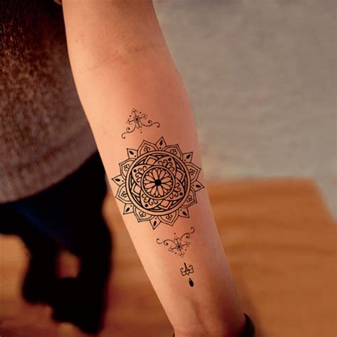 Sanskrit Mantra Words Temporary Tattoos Body Art Tattoo Sticker Fake Tattoo