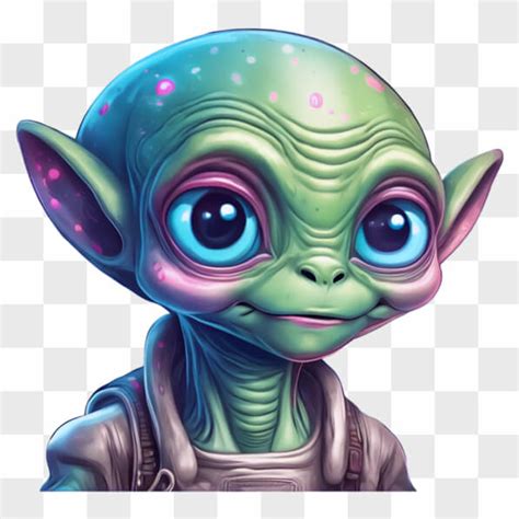 Download Adorable Baby Yoda Image With Big Blue Eyes Cartoons Online