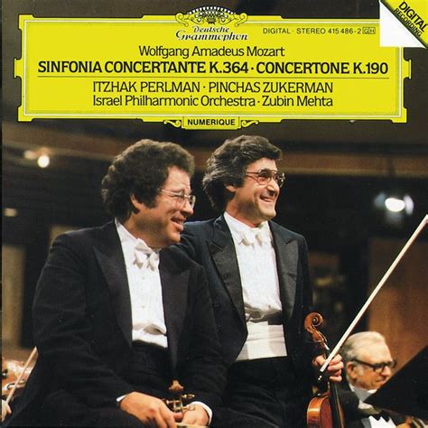 Wolfgang Amadeus Mozart Sinfonia Concertante KV 364 CD Jpc