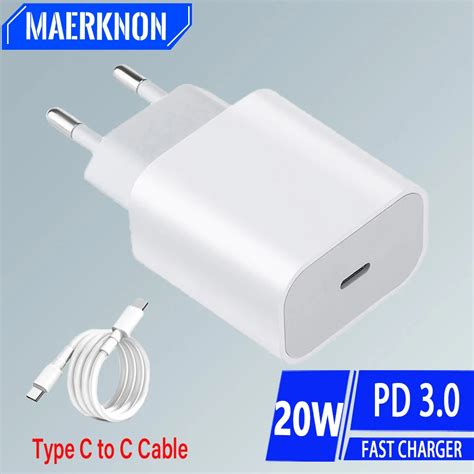 Adowarka 20W PD USB C Szybkie Adowanie Adapter Do Adowarki Adowarka