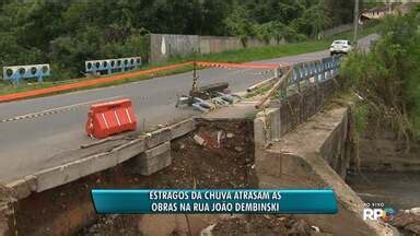 Meio Dia Paraná Curitiba Rua que serviria de desvio para as obras