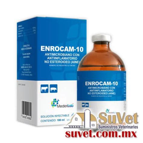 Enrocam 10 Inyectable Frasco De 100 Ml SUVET