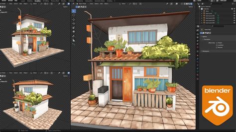 Stylized Low Poly House Finished Projects Blender Artists Community