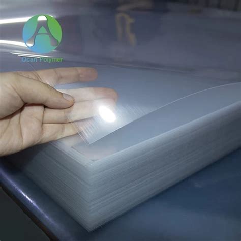 Buy Ocan Clear Plastic Rigid Pvc Sheet From Suzhou Ocan Polymer