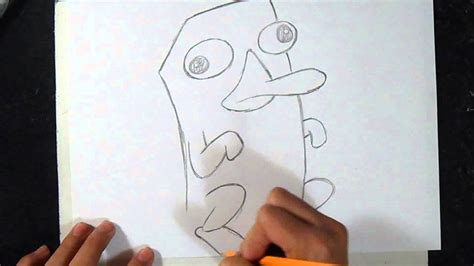 Como Desenhar Perry O Ornitorrinco 2 Phineas E Ferb YouTube