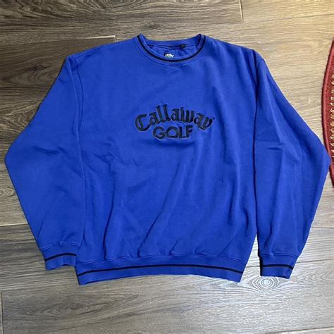 Callaway Men S Blue Jumper Depop