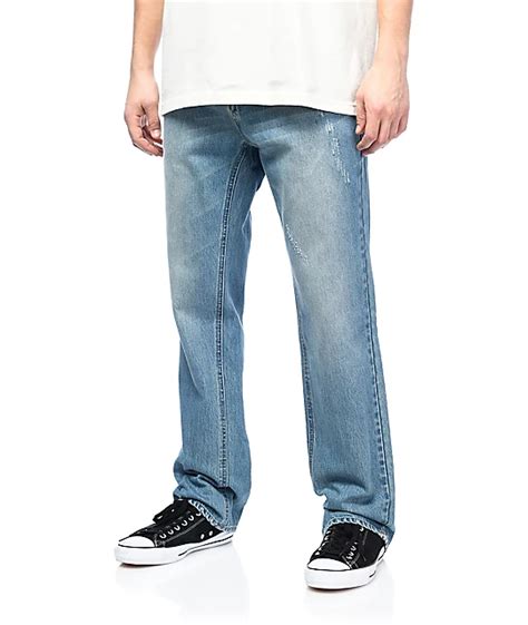 Empyre Warehouse Medium Aged Relaxed Denim Jeans Zumiez