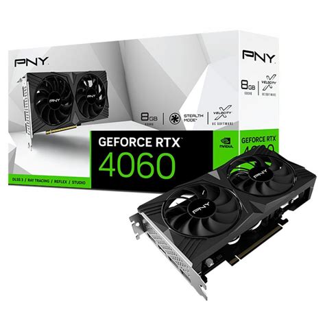 Placa de Vídeo PNY NVIDIA GeForce RTX 4060 VERTO Dual Fan 8GB GDDR6