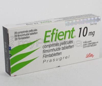 BVBA Apotheek Patrick Meysen 3990 Peer Welkom EFIENT 10 MG 28 TABL