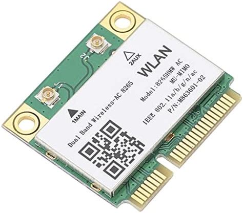 Tarjeta De Red G Ghz Mini Pci E Wi Fi Ac Mbps Bluetooth