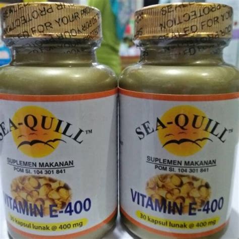 Jual Sea Quill Vitamin E 400 Iu Isi 30 Sofgel Jakarta Pusat