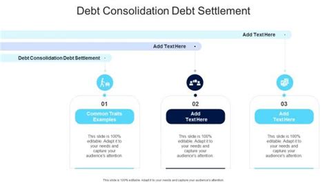 Debt Consolidation Debt Settlement Powerpoint Presentation And Slides Slideteam