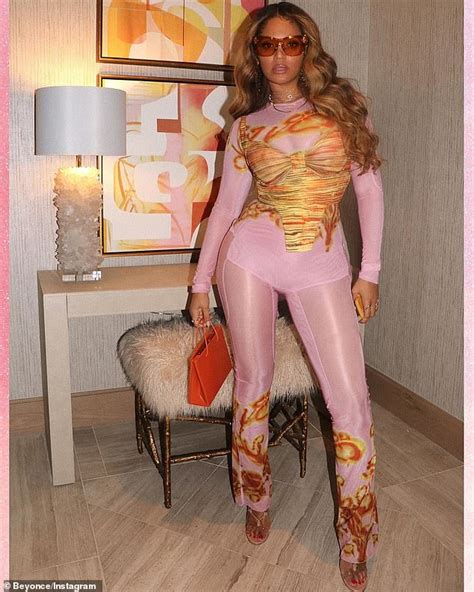 Beyoncé Stuns in a Pink Charlotte Knowles Ensemble Effortlessly