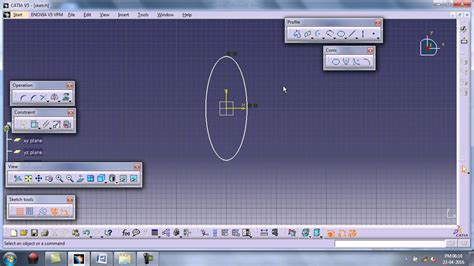 Catia Profile Conic Toolbar YouTube